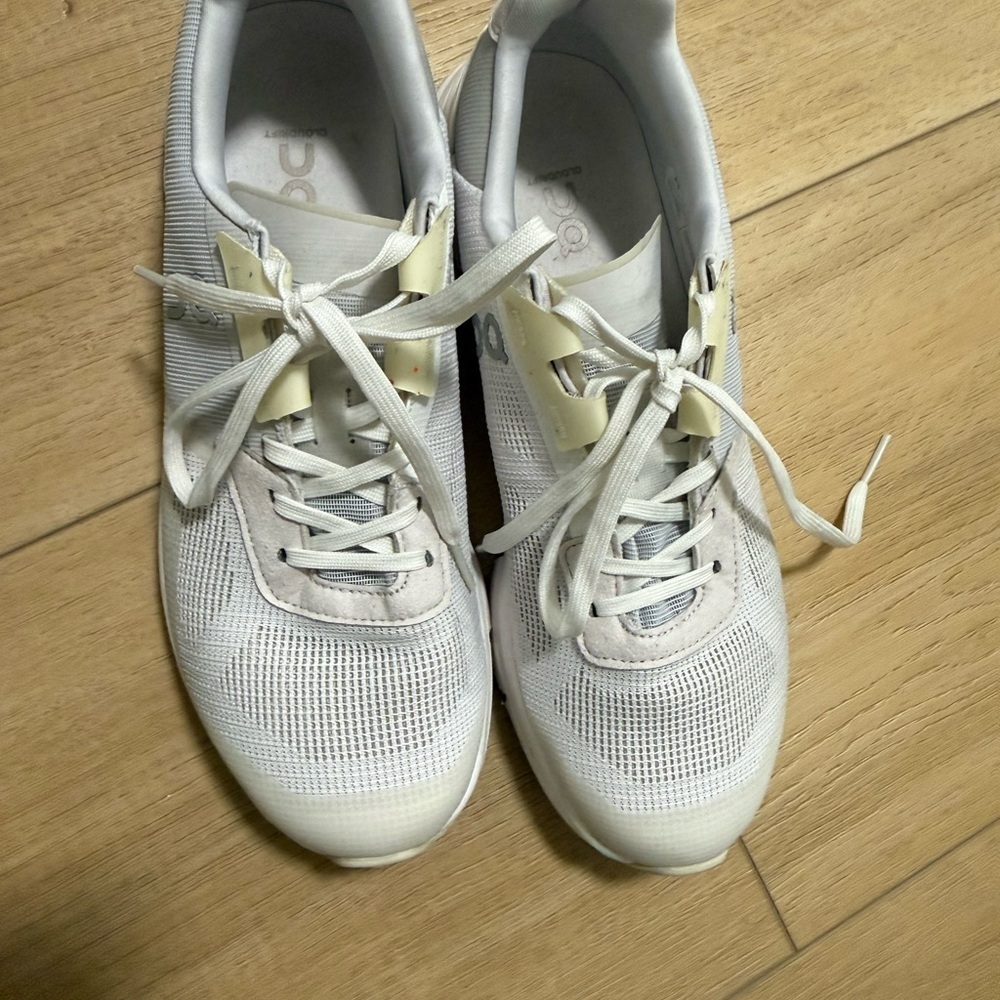 On Running White Athletic Sneakers - Picture 2 of 4